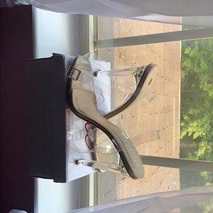 Clear Strappy Heels
